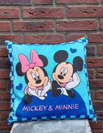 Prachtige originele Disney sierkussen met Mickey en Minnie., Ophalen of Verzenden, Nieuw, Blauw, Vierkant