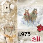 Servetten decoupage/bullet journal – paarden L975, Verzenden, Nieuw, Materiaal