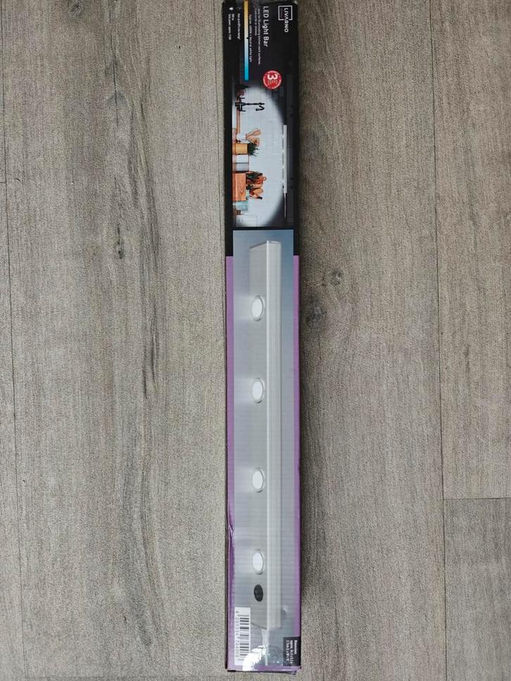 Livarno LED Lichtlijst - Nieuw in Verpakking, Huis en Inrichting, Lampen | Hanglampen, Nieuw, Minder dan 50 cm, Kunststof, Metaal