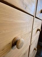 Landelijk oud grenen kast vitrine ladekast, Ophalen