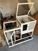 Konijnenhok met 2 verdiepingen, Ophalen, 90 cm of meer, Konijn, Hok