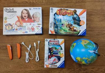 TipToy Startset Wereldbol Tijdreis en raadsels op reis beschikbaar voor biedingen