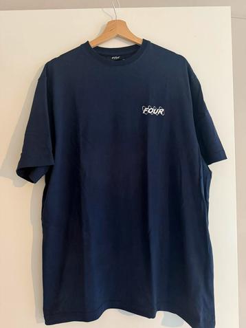 FOUR Amsterdam t-shirt - maat L - navy beschikbaar voor biedingen