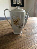 Vintage theepot met roos design, Ophalen of Verzenden