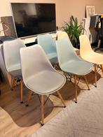 Eetkamerstoelen (6 stuks), Huis en Inrichting, Stoelen, Ophalen, Gebruikt, Grijs, Vijf, Zes of meer stoelen