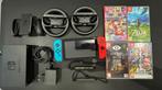 Nintendo Switch v2 (2019 Upgrade) Rood & Blauw met 4 games, Spelcomputers en Games, Spelcomputers | Nintendo Switch, Switch 2019 Upgrade