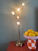Vintage Jan des Bouvrie tafel lamp, Ophalen of Verzenden, Gebruikt, Glas, 50 tot 75 cm