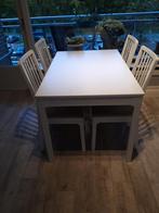 Eettafel uitschuifbaar van 120 /170  .80 breed, Huis en Inrichting, Tafels | Eettafels, Ophalen of Verzenden, Rechthoekig, 150 tot 200 cm