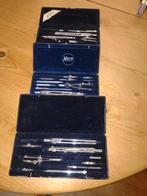 Antieke oude passer set sets, Ophalen of Verzenden