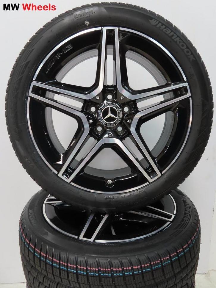 Mercedes A Klasse W177 CLA 18 inch AMG velgen winterbanden, Auto-onderdelen, Banden en Velgen, Banden en Velgen, Winterbanden