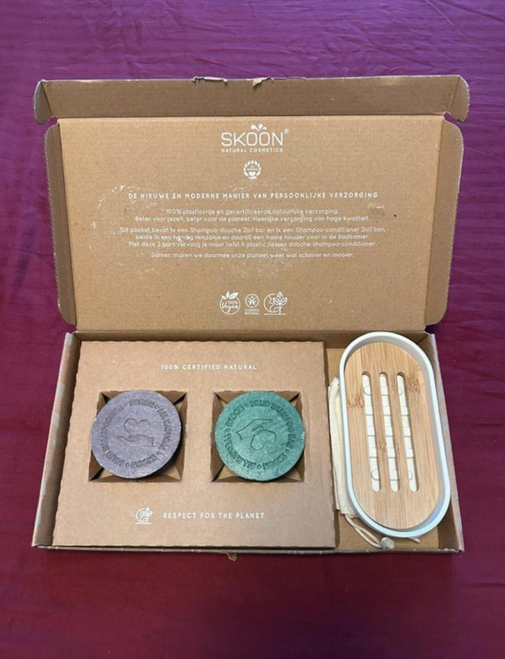 Luxe cadeauset van Skoon – nieuw in verpakking, Sieraden, Tassen en Uiterlijk, Uiterlijk | Lichaamsverzorging, Nieuw, Bad & Douche