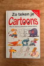 Zo teken je cartoons - Hardcover, Hobby en Vrije tijd, Tekenen, Ophalen of Verzenden, Nieuw, Boek of Gids