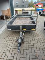 Enkelasser 1000kg geremd, Auto diversen, Aanhangers en Bagagewagens, Ophalen of Verzenden, Zo goed als nieuw