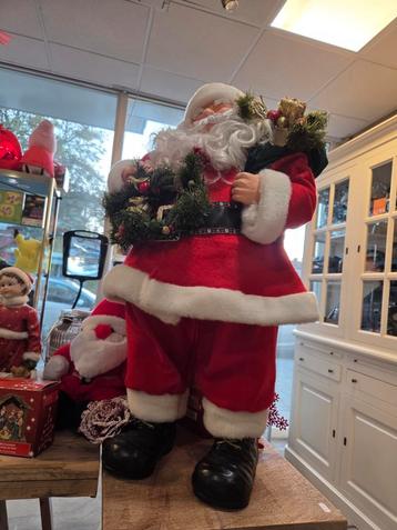 Prachtige grote kerstman 85 cm beschikbaar voor biedingen
