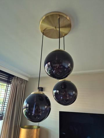 Hanglamp 3 zwarte bollen