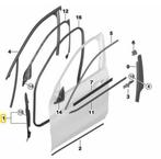 Deur portier afdichting rubber BMW X1 serie F48 + LCi 517673, Auto-onderdelen, Carrosserie en Plaatwerk, Gebruikt, -, Ophalen of Verzenden