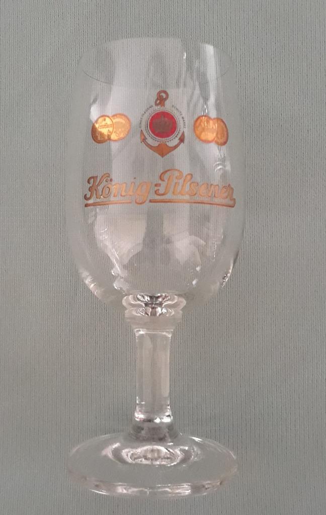 6 König pilsener bier glas / glazen, Verzamelen, Biermerken, Nieuw, Glas of Glazen, Overige merken, Ophalen of Verzenden