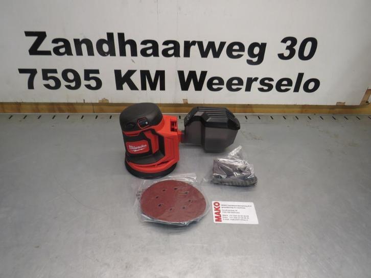 Milwaukee M18 BOS125-0 18V Li-Ion excentrische schuurmachine, Doe-het-zelf en Verbouw, Gereedschap | Handgereedschap, Nieuw, Ophalen of Verzenden