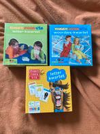 Maan roos vis letter kwartet en woordjes kwartet, Ophalen of Verzenden