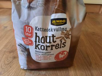 Houtkorrels voor kattenbak beschikbaar voor biedingen