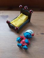 Smurf in bed 40240 De Smurfen, Verzamelen, Smurfen, Ophalen of Verzenden