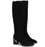 Kazar Suede Laarzen Maat 39 - Zo Goed Als Nieuw!, Ophalen of Verzenden, Zo goed als nieuw, Zwart, Hoge laarzen