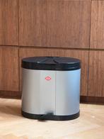 Wesco Prullenbak Duo - 2 Vakken, Met pedaal, 50 tot 75 cm, Ophalen of Verzenden, Metaal