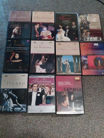 Opera DVD Collectie - 11 Stuks beschikbaar voor biedingen