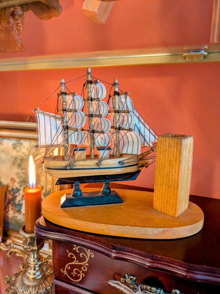 Pennenhouder Zeilschip, Antiek en Kunst, Antiek | Kantoor en Zakelijk, Ophalen of Verzenden