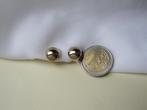 Oorbellen knopjes 1.5x1.5 cm, Verzenden, Zo goed als nieuw, Goud, Overige materialen