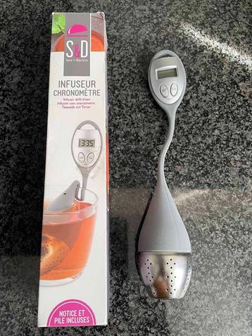 S&D Thee infuser met timer inclusief batterij - Nieuw beschikbaar voor biedingen