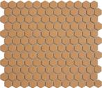 3x 0,79m2 Nieuw mozaïek tegel R11 okergeel mat hexagon TMF, Ophalen, Steen of Klei, Nieuw, Minder dan 50 cm