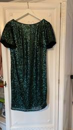 Groen glitter jurkje maat 36, Ophalen, Zo goed als nieuw, Maat 36 (S), Boven de knie