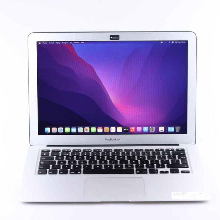 MacBook Air 13 Inch 2017 i5 8GB 128SSD Zilverkleurig, Computers en Software, Apple Macbooks, Zo goed als nieuw