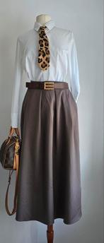 Bruine set rok & gilet  Haze  40/42, Kleding | Dames, Rokken, Bruin, Verzenden, Pauw purdey, Zo goed als nieuw