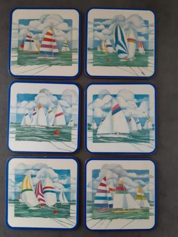 Onderzetters Regatta, Pimpernel, origineel doosje, zeilen beschikbaar voor biedingen