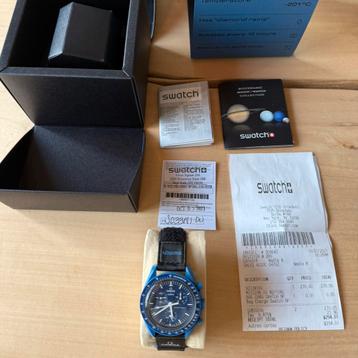 Omega x Swatch MoonSwatch Mission to Neptune full set beschikbaar voor biedingen