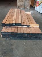 Geschaafde hardhouten regels 4,4 x 6,8 cm, onderliggers balk, Ophalen, Nieuw, Hardhout, Minder dan 180 cm