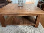 Teak houten dalontafel te koop, Ophalen, Gebruikt, Rechthoekig, Minder dan 50 cm