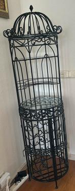 Brocante wijnrek / wijnkooi, Ophalen of Verzenden, Zo goed als nieuw, 25 flessen of meer, Metaal