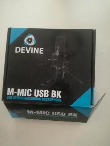 Devine M-MIC USB BK Studiomicrofoon  beschikbaar voor biedingen