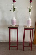 2 stuks plantentafeltjes gerestyled, Ophalen, Zo goed als nieuw