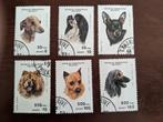 MADAGASCAR 1991; set (6) HONDEN, Verzenden, Gestempeld, Dier of Natuur