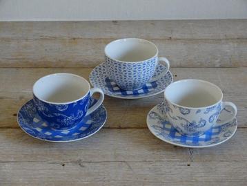 Servies, Bleu Band, TRUE BLUE BASICS, zo goed als nieuw   beschikbaar voor biedingen