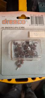 Dresco Snoerclips 5mm nu 100 st. € 1,99 euro!, Ophalen of Verzenden, Nieuw, Minder dan 50 mm, Overige typen