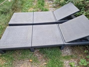 2 stuks Allibert Ligbed kunststof, 195x65cm, gebruikt  beschikbaar voor biedingen