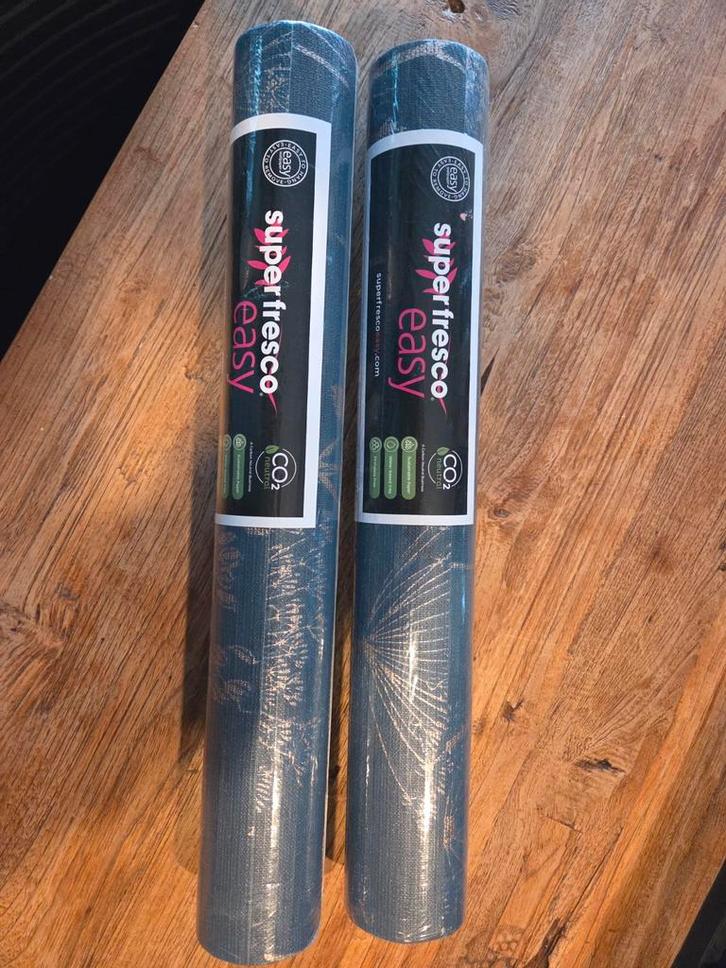 Superfresco Easy Behang - Wild Flower Navy, Huis en Inrichting, Stoffering | Behang, Blauw, minder dan 10 m², Ophalen of Verzenden