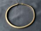 Choker halsketting ketting goud goudkleurig, Ophalen of Verzenden, Zo goed als nieuw, Goud, Overige materialen
