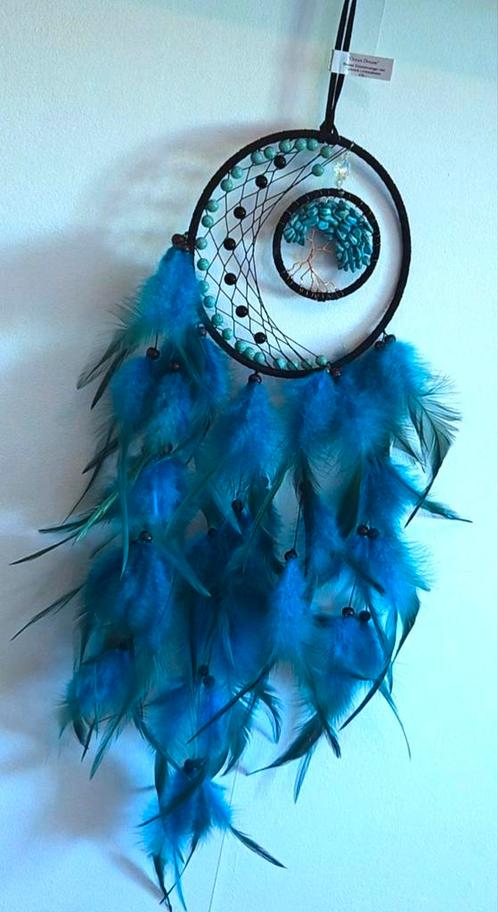 Dromenvanger "Ocean Dream"  | Met Turkoois Edelstenen, Sieraden, Tassen en Uiterlijk, Kettinghangers, Nieuw, Steen of Mineraal