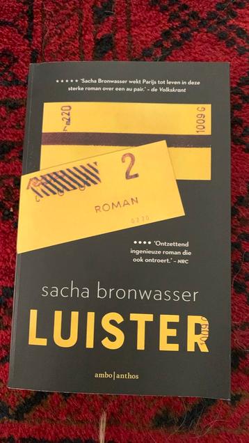 Sacha Bronwasser - Luister beschikbaar voor biedingen
